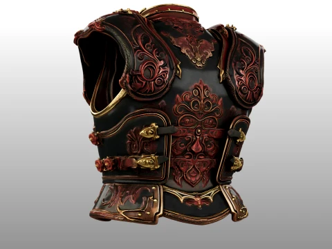 Dragoncrest Armor 3D Model