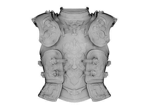 Dragoncrest Armor 3D Model