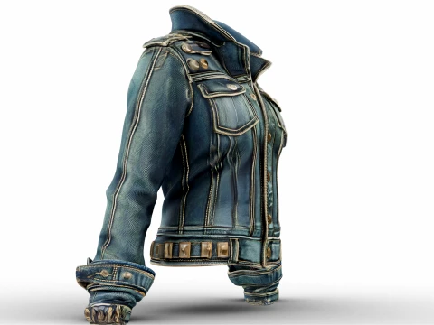 Denim Jacket 3D Model