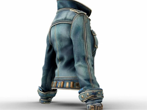Denim Jacket 3D Model