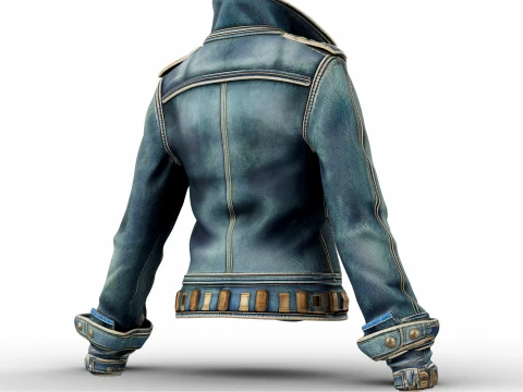 Denim Jacket 3D Model