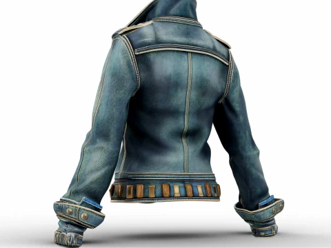 Denim Jacket 3D Model