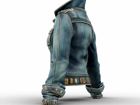 Denim Jacket 3D Model