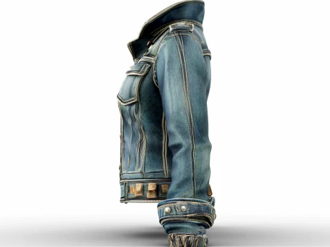 Denim Jacket 3D Model