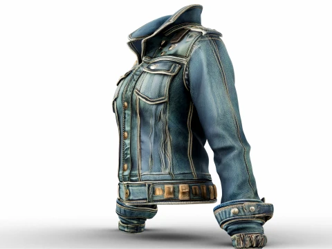 Denim Jacket 3D Model