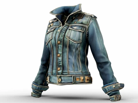 Denim Jacket 3D Model