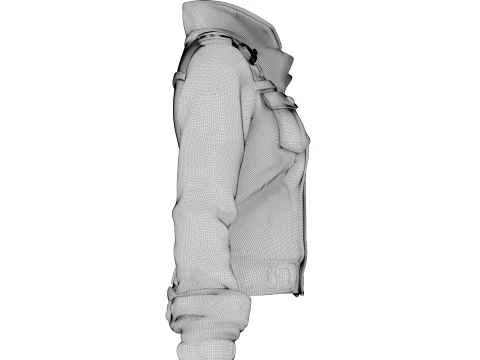 Denim Jacket 3D Model