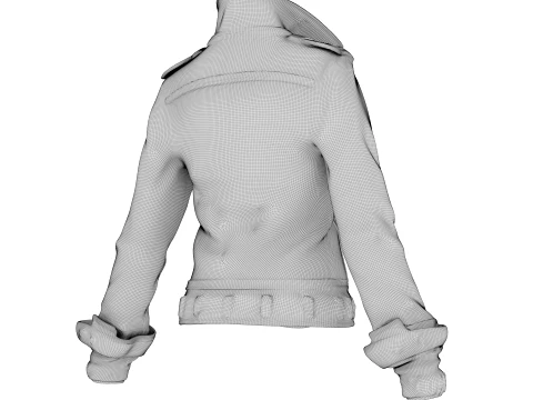 Denim Jacket 3D Model