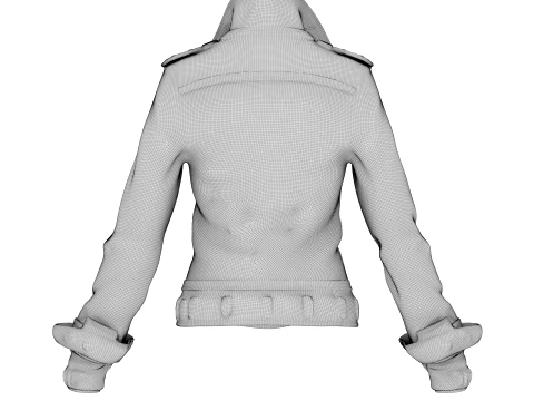 Denim Jacket 3D Model