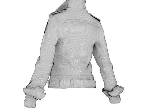 Denim Jacket 3D Model