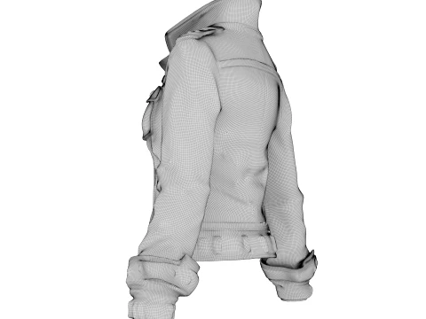 Denim Jacket 3D Model