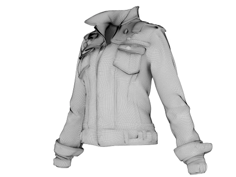 Denim Jacket 3D Model