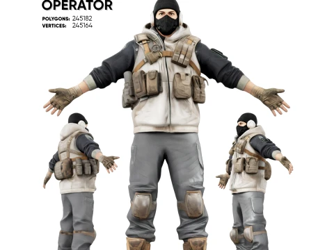 Operatör 3D Model