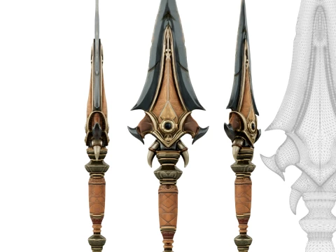 Cragspire Spear 3D Model