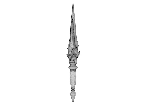 Cragspire Spear 3D Model