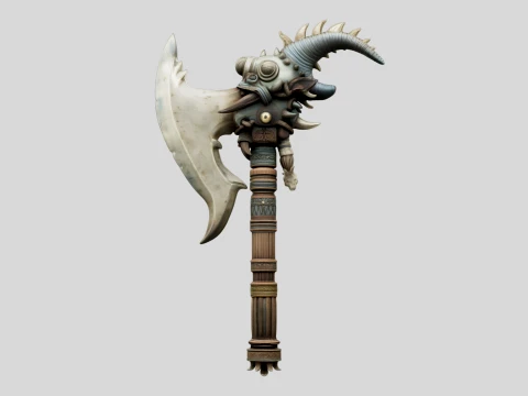 Crescent Wyrmblade 3D Model