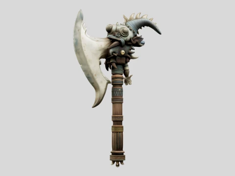 Crescent Wyrmblade 3D Model