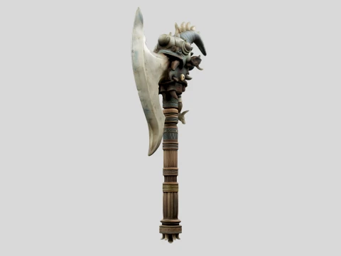 Crescent Wyrmblade 3D Model