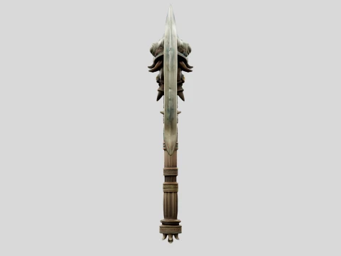 Crescent Wyrmblade 3D Model