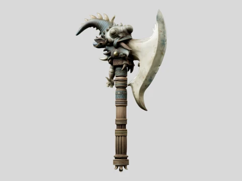 Crescent Wyrmblade 3D Model