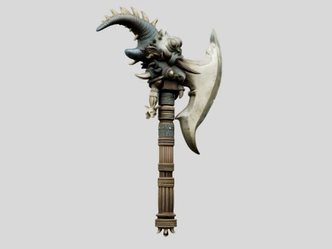 Crescent Wyrmblade 3D Model