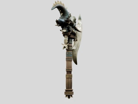 Crescent Wyrmblade 3D Model