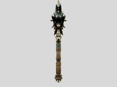Crescent Wyrmblade 3D Model