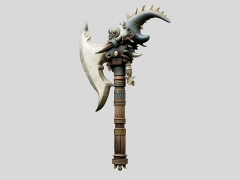 Crescent Wyrmblade 3D Model