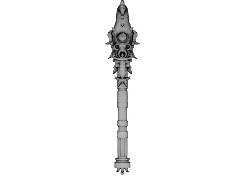 Crescent Wyrmblade 3D Model