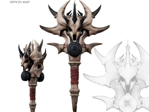 Crown of the Horned Sentinel 3D Model