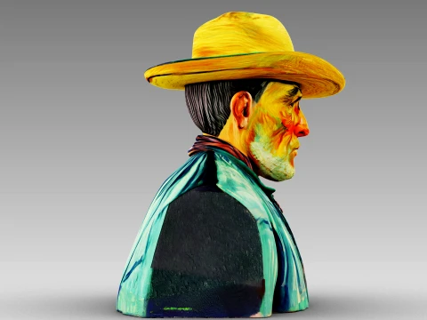 Portrait of a Peasant Patience Escalier 3D Model