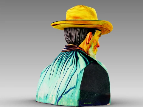 Portrait of a Peasant Patience Escalier 3D Model