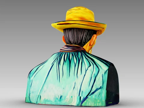 Portrait of a Peasant Patience Escalier 3D Model