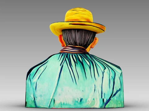 Portrait of a Peasant Patience Escalier 3D Model