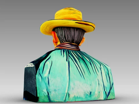 Portrait of a Peasant Patience Escalier 3D Model