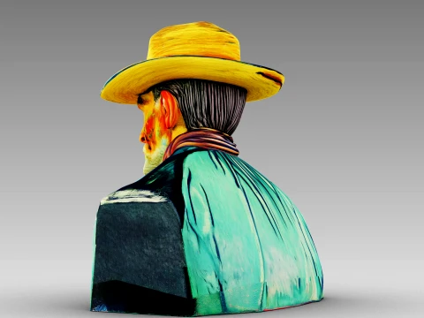 Portrait of a Peasant Patience Escalier 3D Model