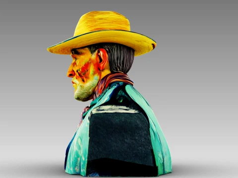Portrait of a Peasant Patience Escalier 3D Model