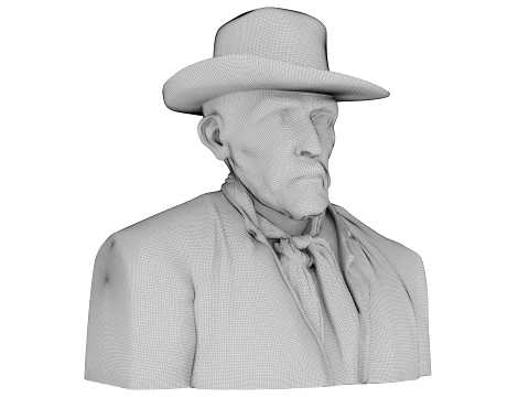 Portrait of a Peasant Patience Escalier 3D Model