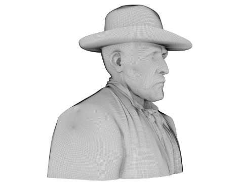 Portrait of a Peasant Patience Escalier 3D Model