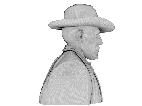 Portrait of a Peasant Patience Escalier 3D Model