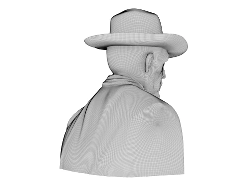 Portrait of a Peasant Patience Escalier 3D Model