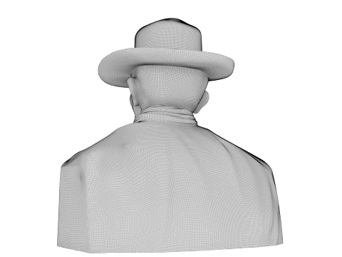 Portrait of a Peasant Patience Escalier 3D Model