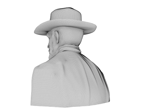 Portrait of a Peasant Patience Escalier 3D Model