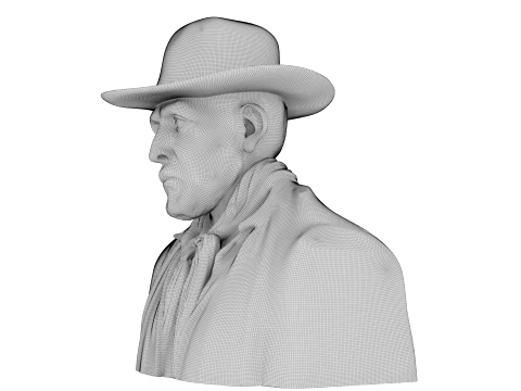 Portrait of a Peasant Patience Escalier 3D Model