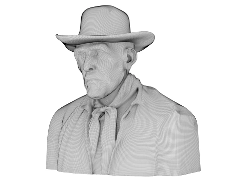 Portrait of a Peasant Patience Escalier 3D Model
