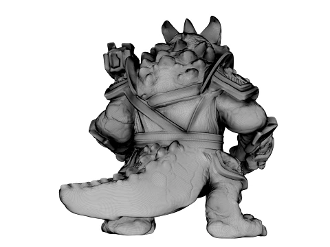 Drag&atilde;o arco-&iacute;ris Modelo 3D