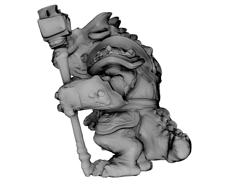 Drag&atilde;o arco-&iacute;ris Modelo 3D