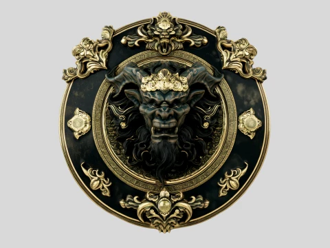 Escudo da Besta Modelo 3D