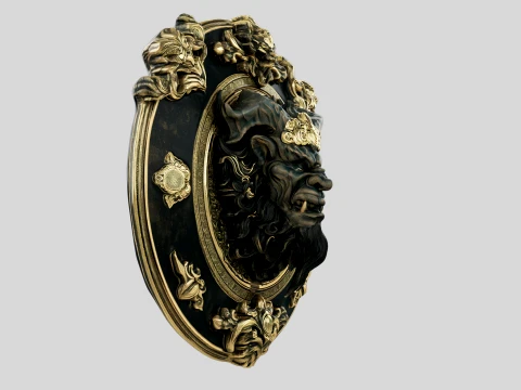 Escudo da Besta Modelo 3D