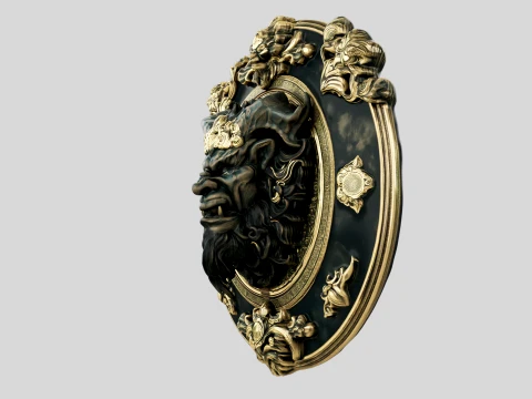 Escudo da Besta Modelo 3D
